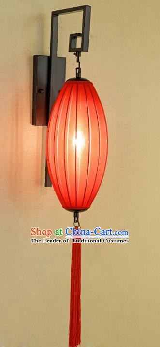 Handmade Traditional Chinese Lantern Red Wall Lamp Electric Palace Lantern