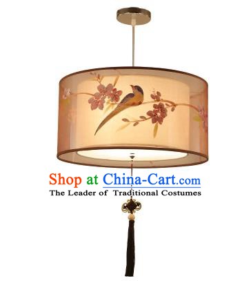 Traditional China Handmade Lantern Ancient Hanging Lanterns Flowers Birds Palace Ceiling Lamp