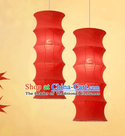 Traditional China Handmade Red Lantern Ancient New Year Hanging Lanterns Palace Ceiling Lamp