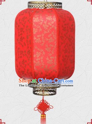 Chinese Handmade Palace Lantern Traditional Wintersweet Hanging Lantern Red Ceiling Lamp Ancient Lanterns