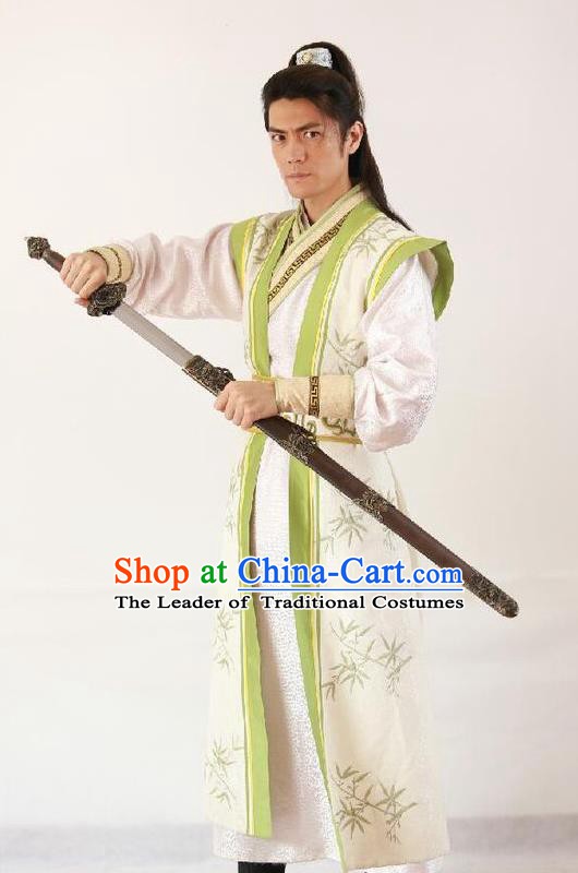 Chinese Ancient Chen Han Regime Marshal Generalissimo Chen Youliang Replica Costume for Men