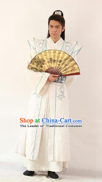 Chinese Ancient Chen Han Regime Marshal Chen Youliang Replica Costume for Men
