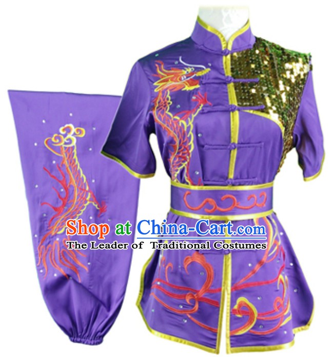 Top Changquan Nanquan Long Fist Southern Fist P Short Sleeves Best and the Most Professional Kung Fu Competition Clothes Contest Suits