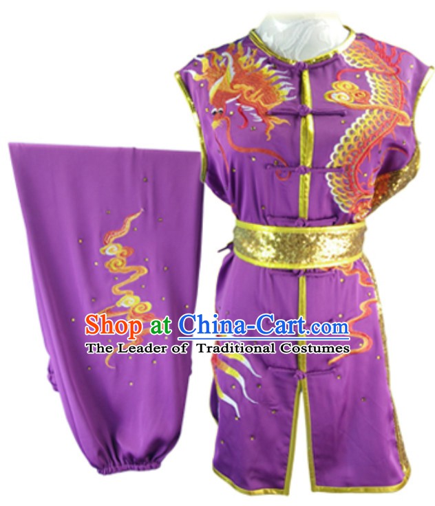 Custom Made Top Nanquan Southern Fist Sleeveless Best and the Most Professional Kung Fu Competition Clothes Contest Suits for Adults Children