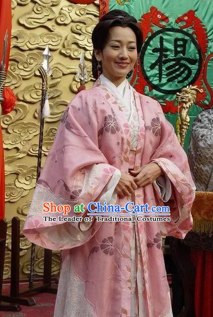 Chinese Ancient Song Dynasty Female General She Saihua Embroidered Dress Replica Costume for Women
