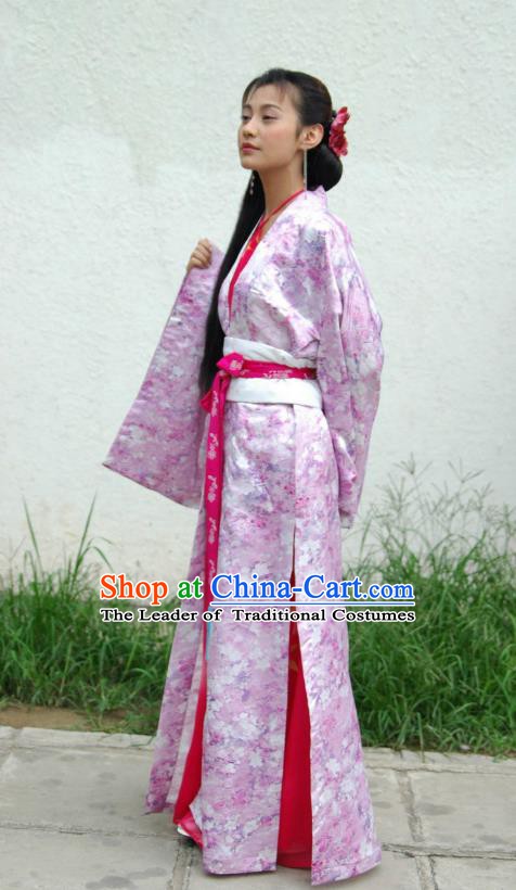 Ancient Chinese Song Dynasty Imperial Consort Dance Dress Palace Lady Hanfu Replica Costume for Women