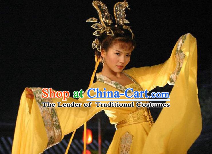 Chinese Ancient Song Dynasty Lady Huarui Embroidered Replica Costume for Women