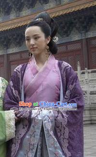 Chinese Ancient Song Dynasty Imperial Consort Li Replica Costume for Women