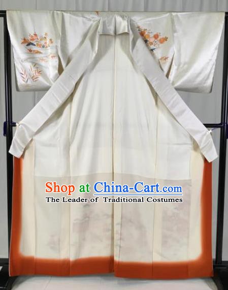 Japanese National Costume Silk Kimono Ancient Palace Wafuku Hakama Yukata Robe Clothing for Men