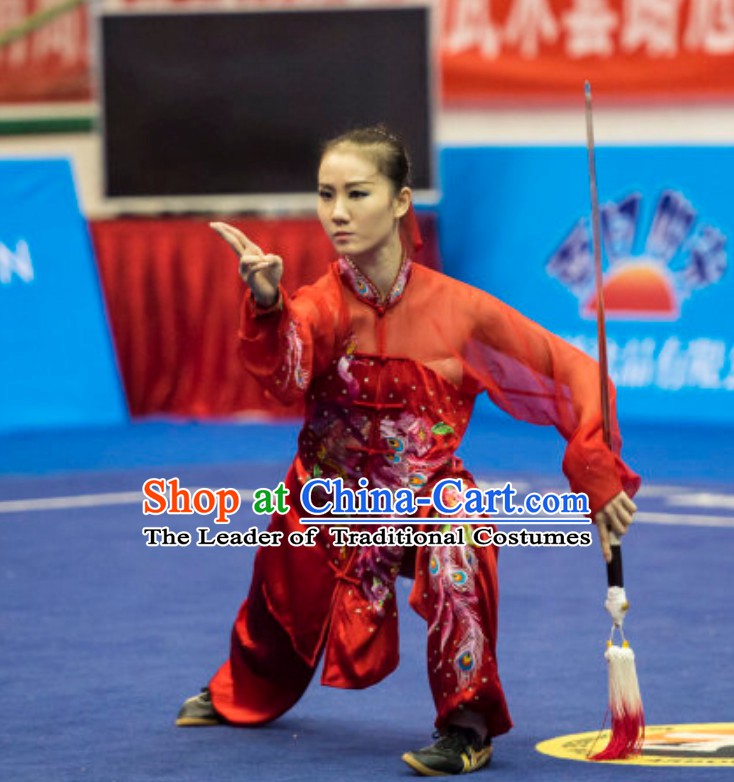 Top Female Taiji Quan Uniforms Kung Fu Suit Kung Fu Uniform Chinese Jacket Taiji Clothes Dress Dresses Kung Fu Clothing Embroidered Tai Chi Suits Custom Kung Fu Embroidery Uniforms