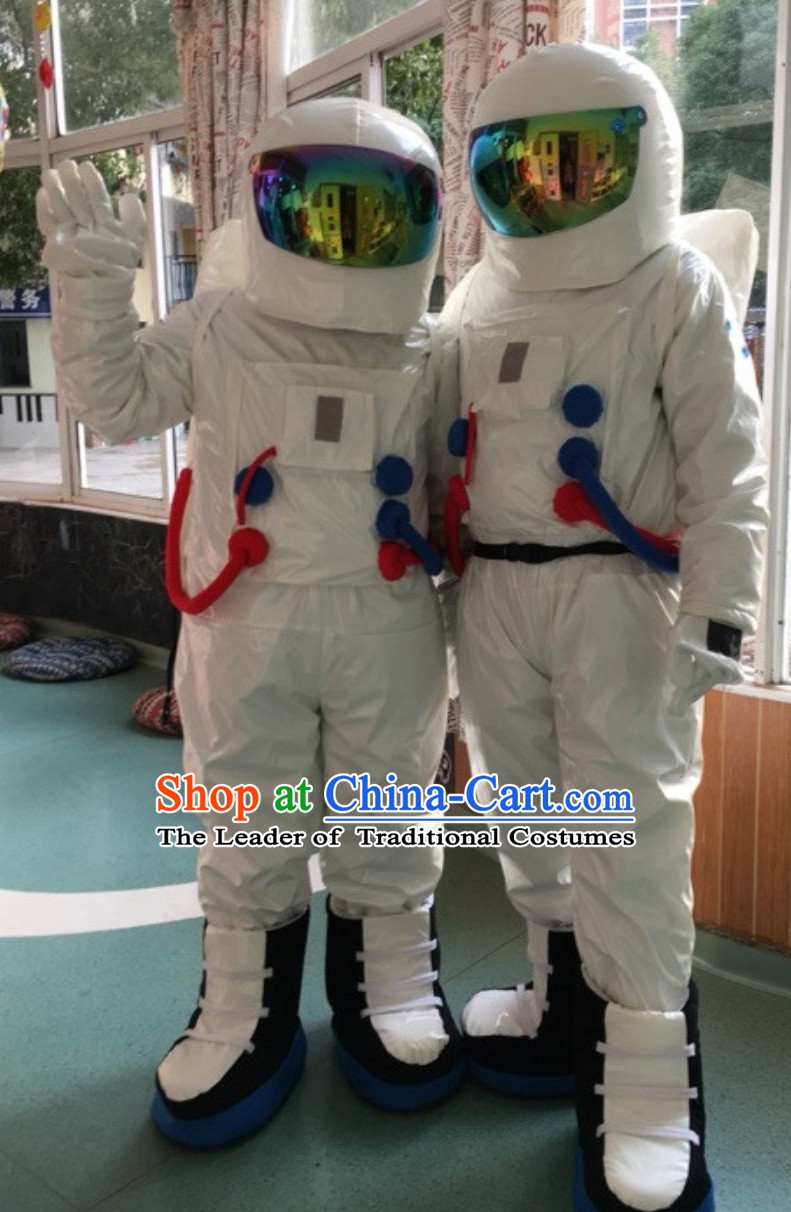 Space and Cosmonauts Theme Costumes Complete Set
