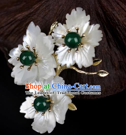 Chinese Ancient Handmade Hair Accessories Flowers Hair Claw Hairpins for Women