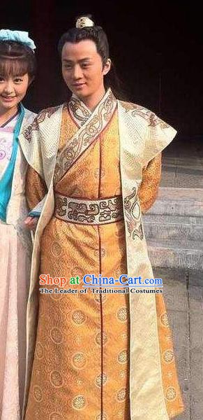 Chinese Ancient Tang Dynasty General Xue Gang Replica Costume for Men