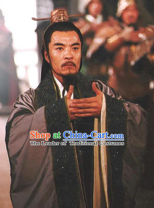 Chinese Ancient Qin Dynasty Politician Prime Minister Li Si Replica Costume for Men