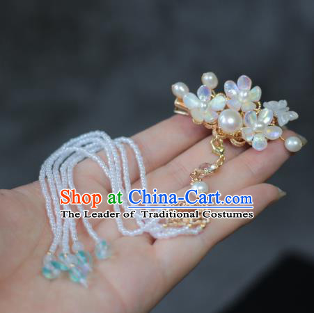 Traditional Chinese Ancient Tassel Hair Stick Classical Hair Accessories Handmade Hairpins for Women