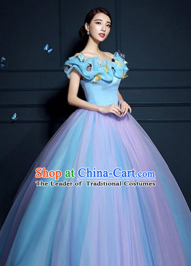 Top Grade Advanced Customization Wedding Dress Princess Dress Bridal Full Dress Costume for Women