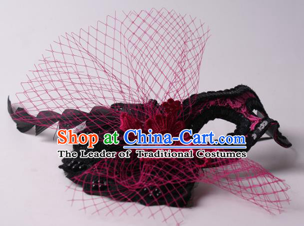 Halloween Fancy Ball Props Exaggerated Face Mask Stage Performance Accessories Veil Masks