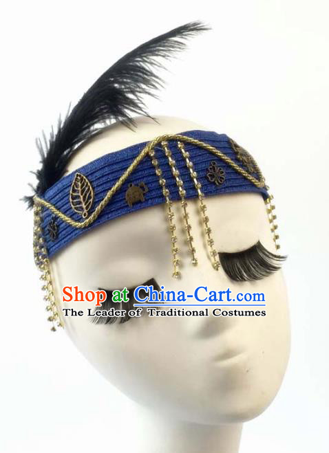 Top Grade Catwalks Hair Accessories Exaggerated Headband Halloween Modern Fancywork Headwear