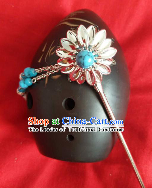 China Ancient Hair Accessories Hanfu Princess Tassel Hair Clips Chinese Classical Hairpins for Women