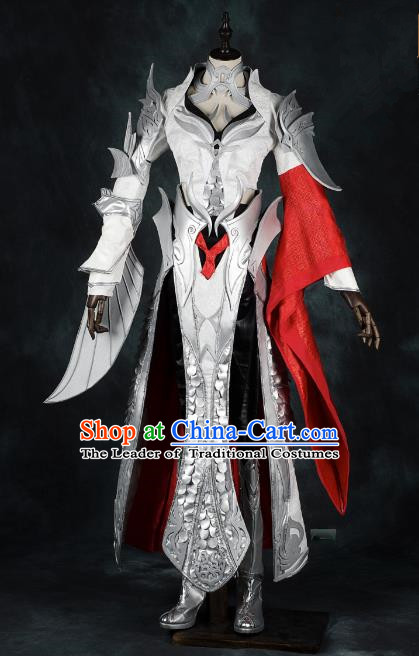 China Ancient Cosplay Female General Armour Knight-errant Costumes Chinese Traditional Swordsman Clothing for Women