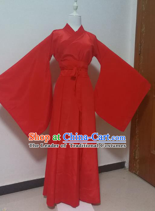 Chinese Traditional Dance Hanfu Dress Ancient Princess Wedding Costume for Women