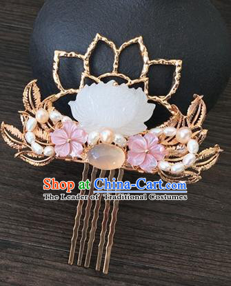 lotus flower hair accessories