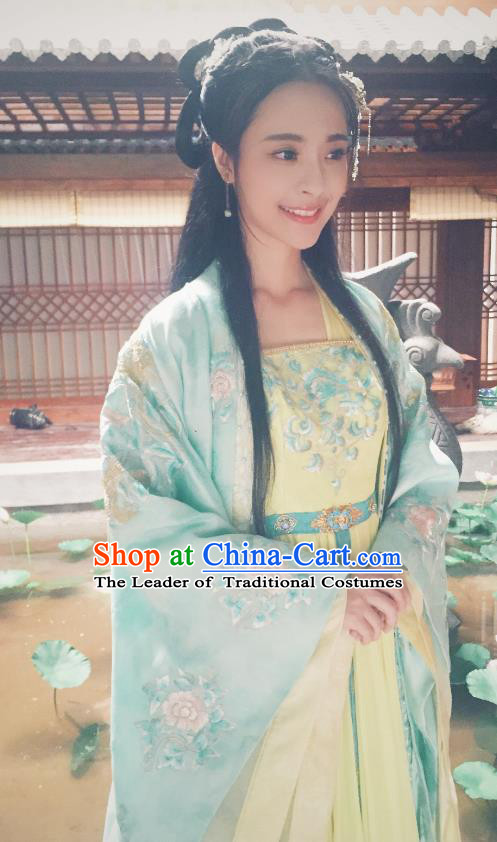 Traditional Chinese Ancient Costume Southern and Northern Dynasties Hanfu Clothing