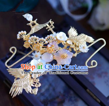 Ancient Chinese Handmade Hair Accessories Xiuhe Suit Hairpins Hair Stick for Women