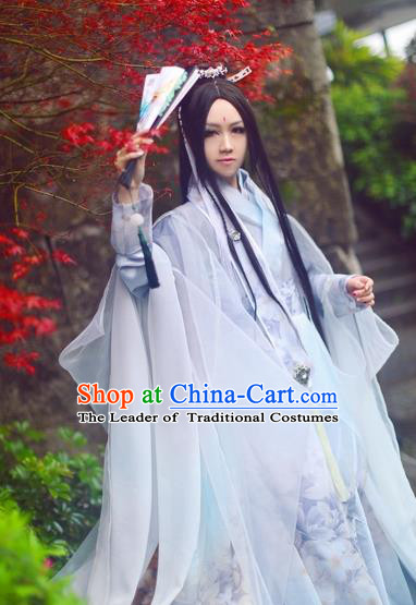 Chinese Ancient Cosplay Costume Northern and Southern Dynasties Swordsman Clothing for Men