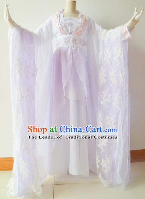 Chinese Traditional Tang Dynasty Princess Hanfu Dress Ancient Palace Lady Embroidered Costume for Women