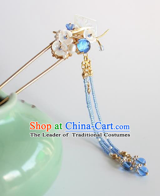Chinese Ancient Handmade Classical Orchid Hair Clip Hair Accessories Hanfu Hairpins for Women