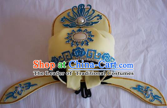 Chinese Traditional Beijing Opera Number One Scholar Hats for Men