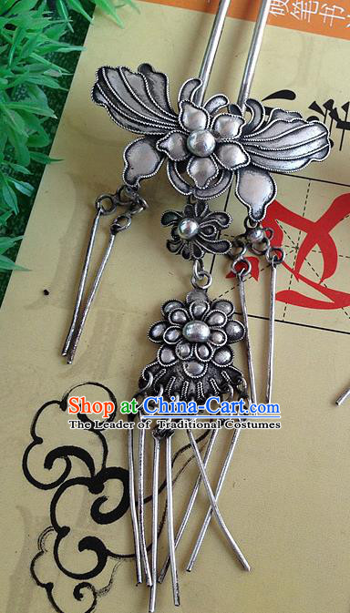 Chinese Traditional Ancient Butterfly Tassel Hairpins Hair Accessories Hair Clip for Women