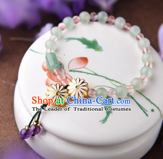 Chinese Traditional Jewelry Accessories Ancient Palace Hanfu Bracelet Chain for Women