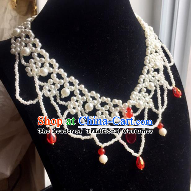Handmade Chinese Traditional Accessories Hanfu Necklace for Women