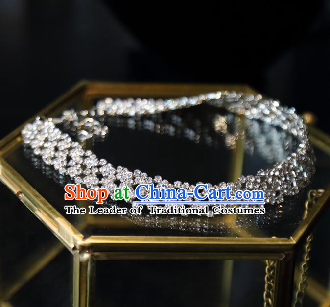 Top Grade Wedding Jewelry Accessories Bride Zircon Necklace for Women