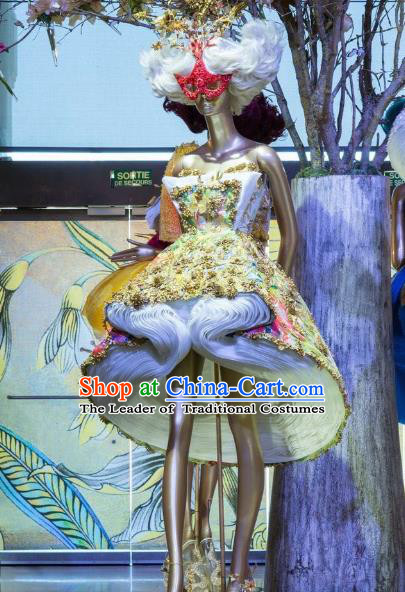 Top Grade Catwalks Costume Stage Performance Model Show Dress for Women
