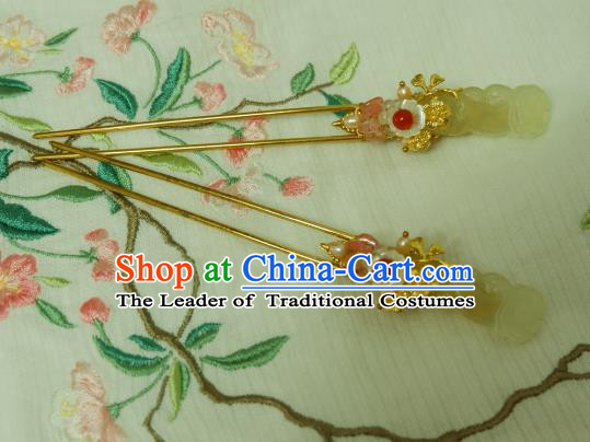 Chinese Traditional Hair Accessories Ancient Hanfu Hairpins for Women