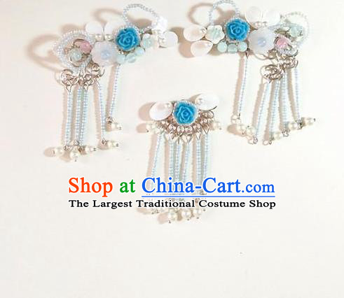 Chinese Ancient Qing Dynasty Hair Accessories Palace Hair Sticks for Women