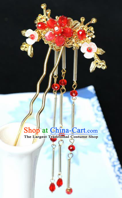Chinese Traditional Hair Accessories Ancient Tassel Hairpins for Women