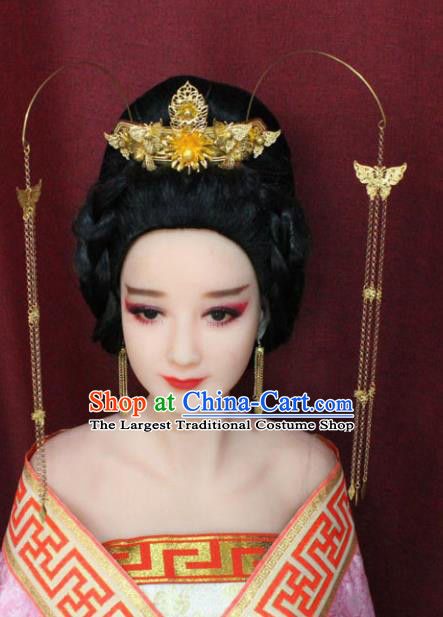 Chinese Traditional Handmade Hair Accessories Ancient Hair Coronet Hairpins for Women
