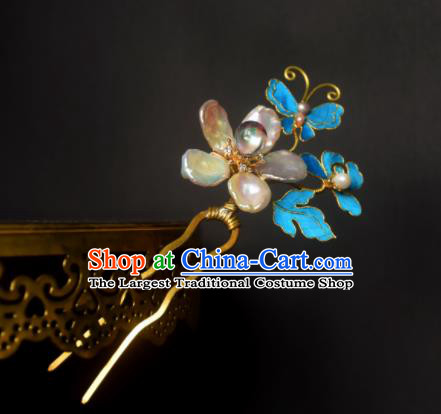 Chinese Handmade Princess Shell Flower Hairpins Ancient Hair Accessories for Women