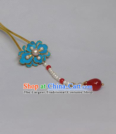 Chinese Handmade Princess Hanfu Hairpins Tassel Hair Clip Ancient Hair Accessories for Women