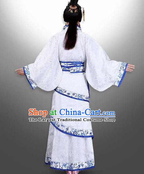 Chinese Ancient Palace Lady Hanfu Han Dynasty Imperial Concubine Queen Embroidered Costumes