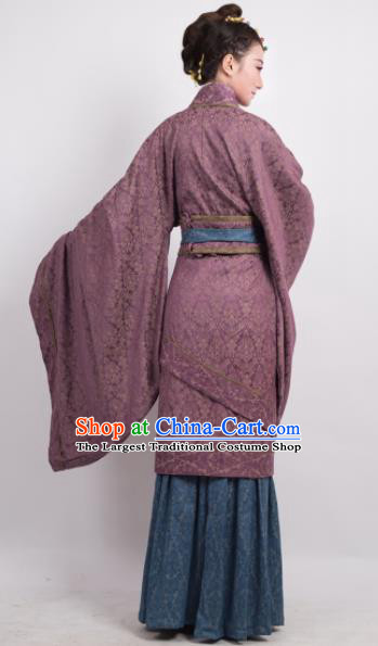 Chinese Ancient Hanfu Traditional Jin Dynasty Embroidered Historical Costumes