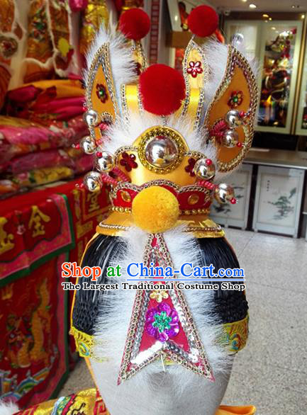 Traditional Chinese Beijing Opera Hair Accessories Prince Hairdo Crown Headwear for Men