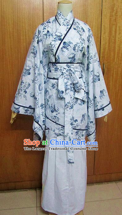 Traditional Chinese Han Dynasty Palace Lady Hanfu Dress Ancient Princess Costume for Women