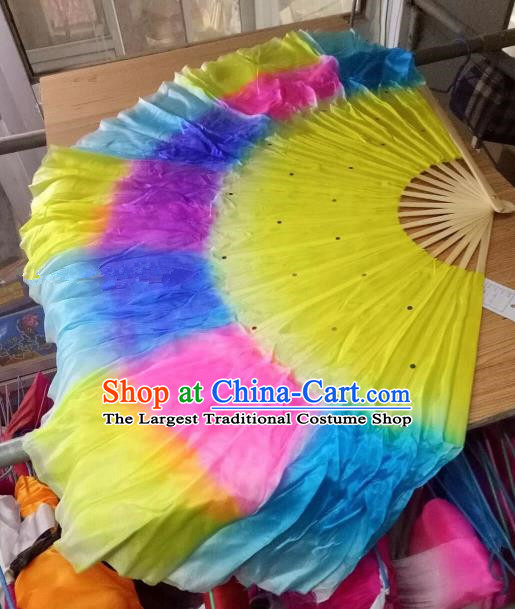 Traditional Chinese Crafts Folding Fan China Folk Dance Fans Silk Fans