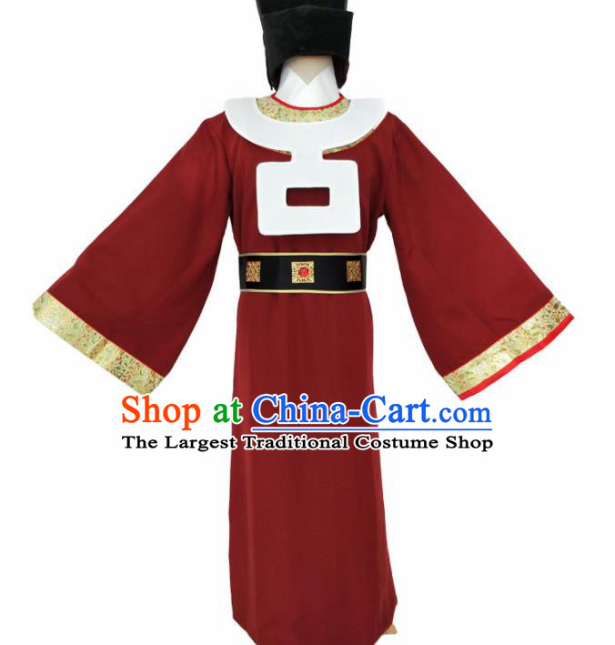 Chinese Song Dynasty Minister Costume Ancient Eunuch Clothing for Men