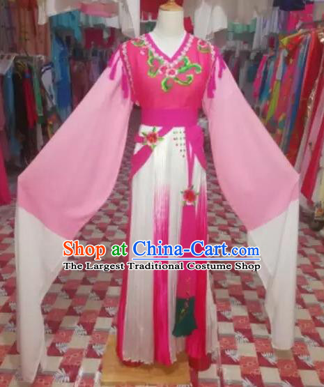 Chinese Traditional Beijing Opera Princess Pink Clothing Peking Opera Actress Costumes for Adults